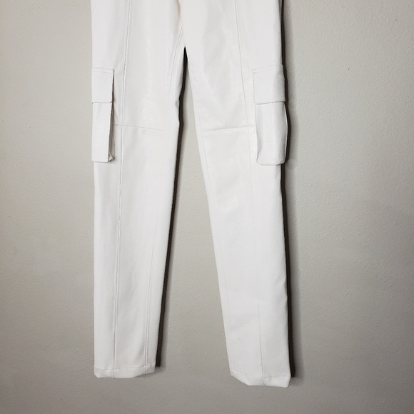 BLINDNESS SS19 White Skinny Cargo Pants Runway Ready-to-Wear Size L - Picture 8 of 14